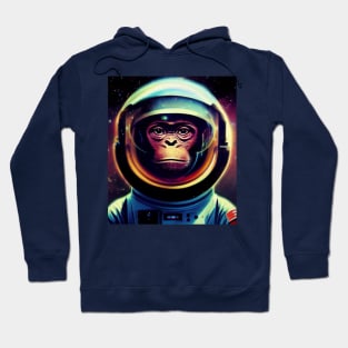 Monkey In Astronaut Suit Hoodie